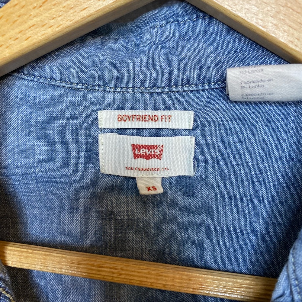 Levi’s Button Down Medium Jean Shirt - image 2